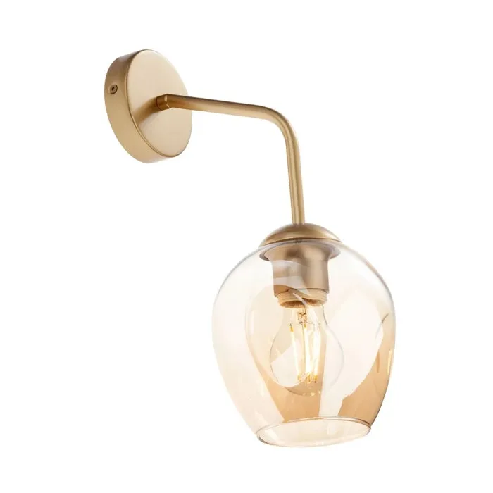 Aplica Pierce GD 01-2617, 1 x E27, auriu + cognac, modern