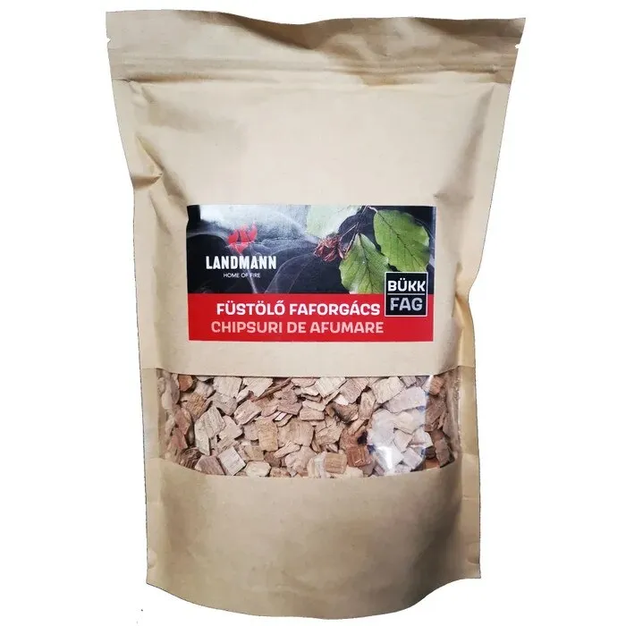 Aschii de afumare Landmann, lemn de fag, 500 g