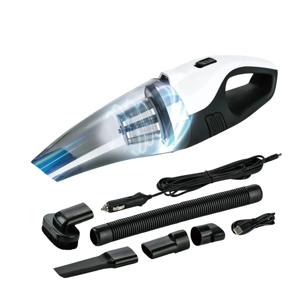Aspirator auto, aspirare umeda / uscata, Roll Fast, 150 W, 12 V, filtru HEPA + filtru metalic, iluminare LED