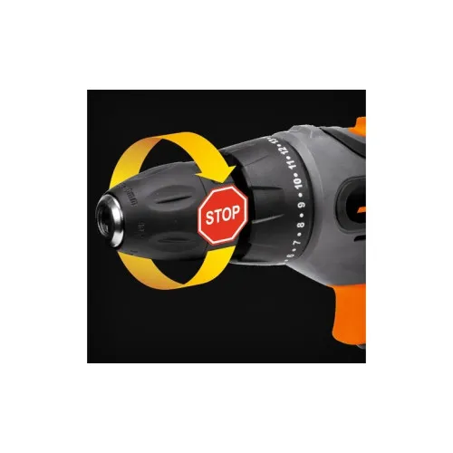 Autofiletanta STHOR 20V 26Nm cu acumulator 2Ah si mandrina autocentrare — imaginea 2