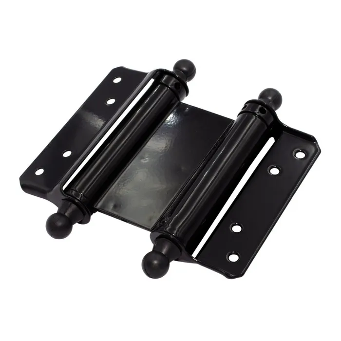 Balama batanta cu arc, pentru usi / porti, IFL 93730, otel, negru, 125 mm