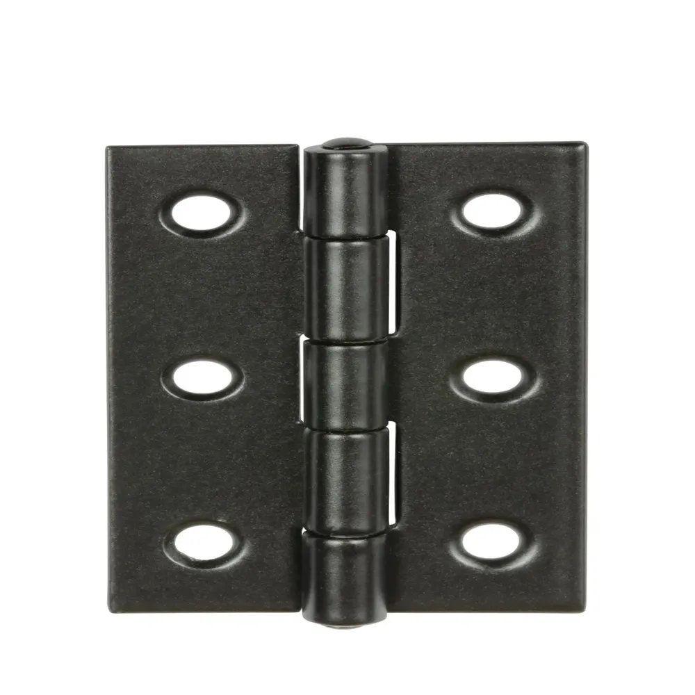 Balama cu aripi plane, pentru mobila, din otel, negru, Vormann, 60 x 60 mm