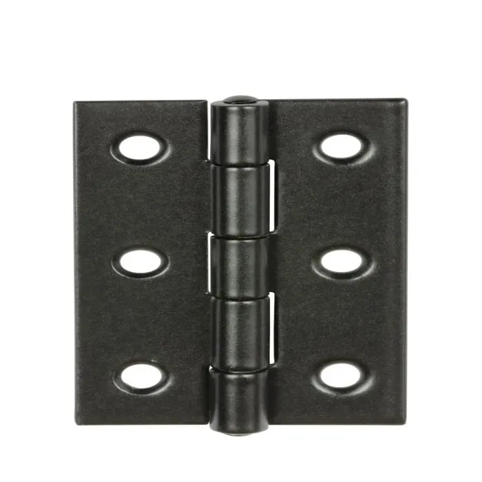 Balama cu aripi plane, pentru mobila, din otel, negru, Vormann, 60 x 60 mm