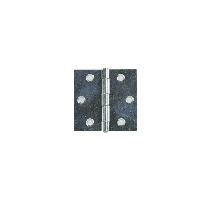 Balama cu aripi plane, pentru mobila, din tabla zincata, 50 x 50 mm