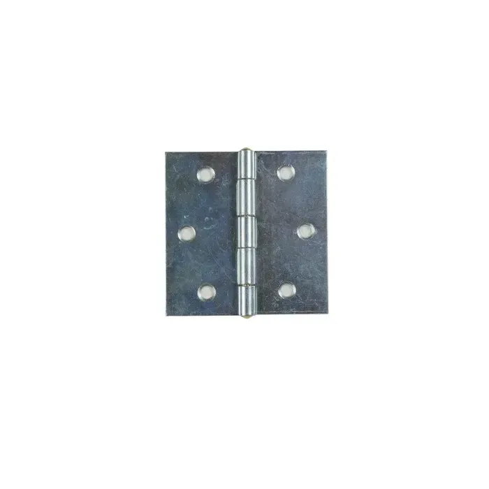 Balama cu aripi plane, pentru mobila, din tabla zincata, 60 x 60 mm