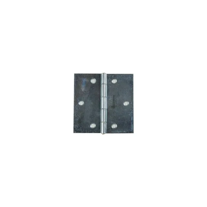 Balama cu aripi plane, pentru mobila, din tabla zincata, 80 x 80 mm