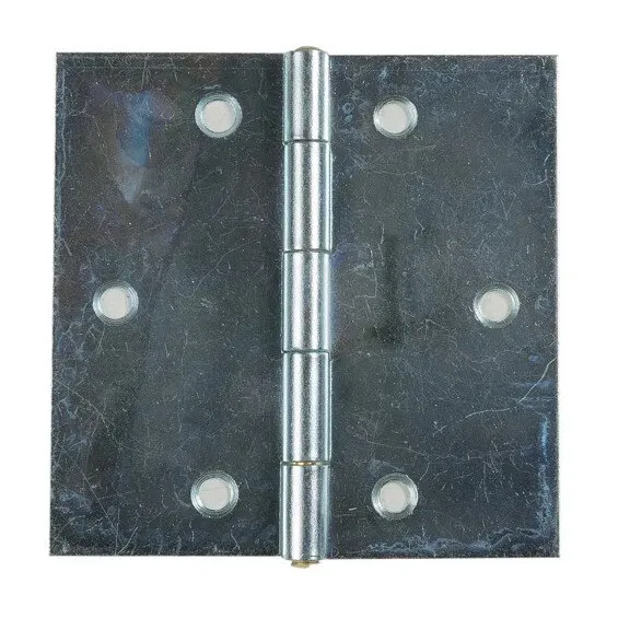 Balamaua plata, 80x80mm, zincata, pentru mobilier