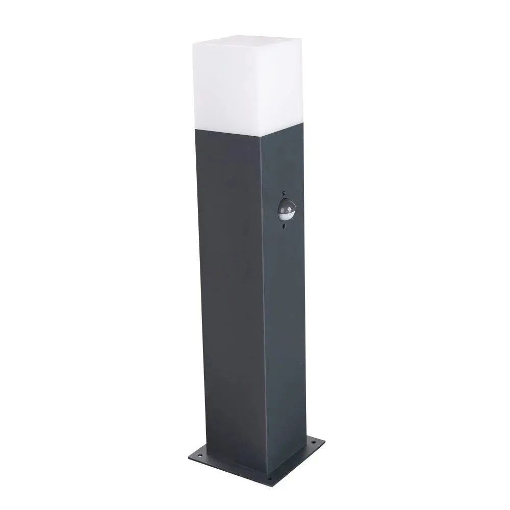 Baliza Cies, 1 x E27, 25 W, IP44 H45CM, gri antracit, cu senzor de miscare