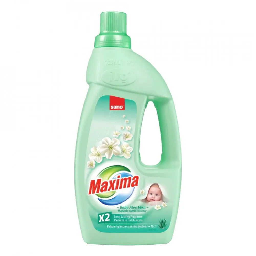 Balsam de rufe Sano Maxima Baby Aloe Vera, parfum aloe vera, 4 L
