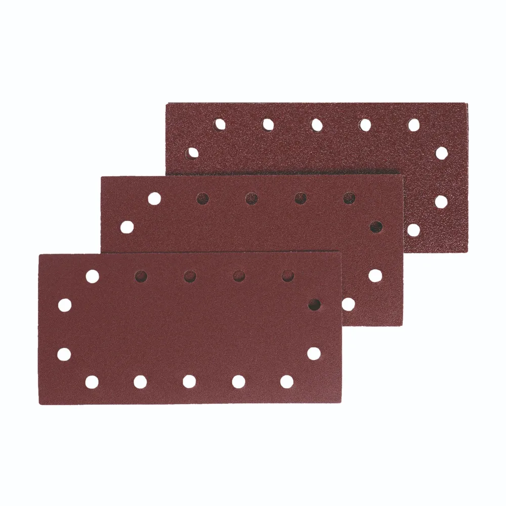 Banda abraziva Dexter, pentru slefuitor cu vibratii, 115 x 230 mm, granulatie 40 (set 5 buc)