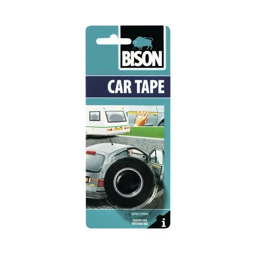 Banda adeziva pentru auto Bison Car Tape neagra 19 mm x 1, 5 m