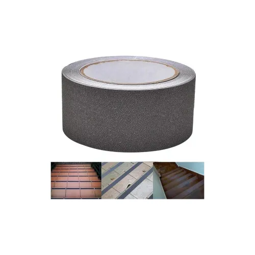 Banda antialunecare gri 7.5cm x 5m auto si uz casnic — imaginea 2