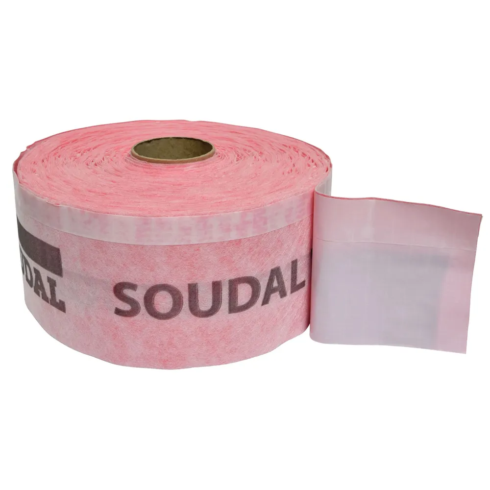 Banda antivapori, pentru montaj usi si ferestre, din textil, Soudal, interior, 15 cm x 30 m