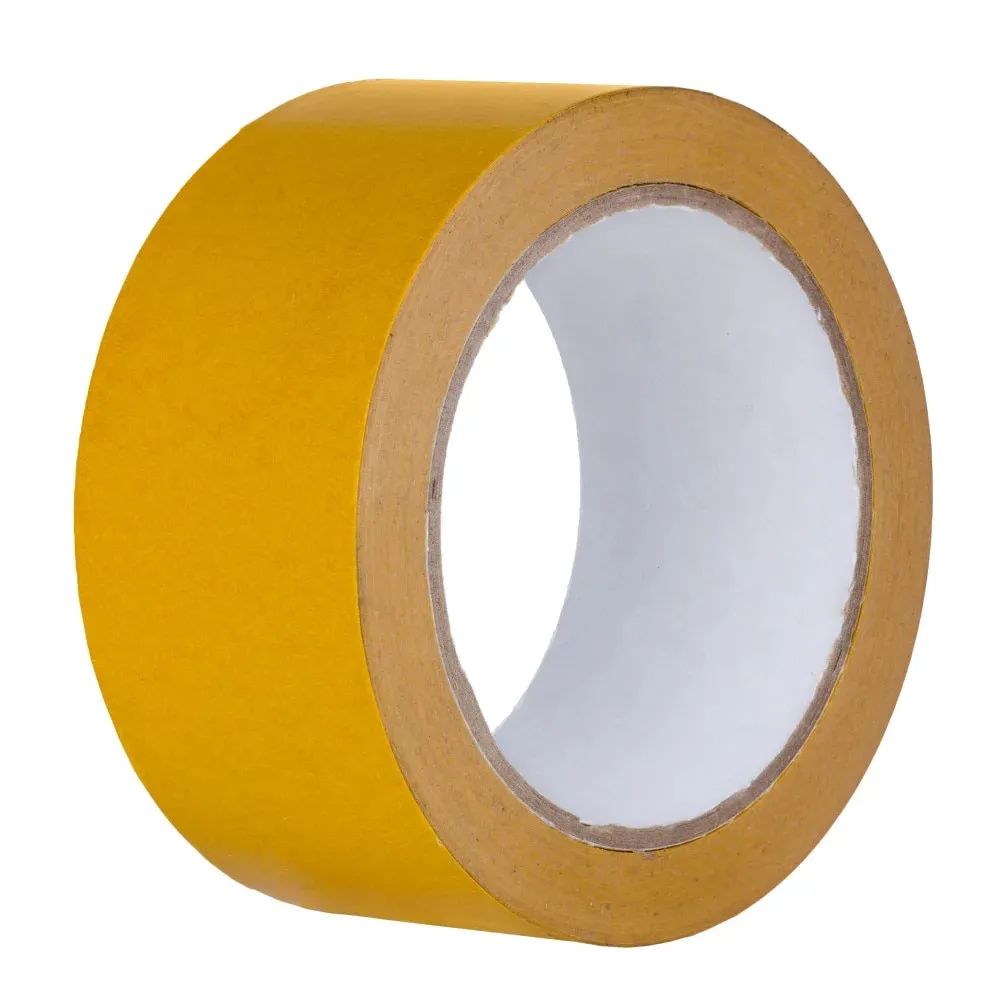Banda dublu adeziva, 48 mm x 25 m, bej