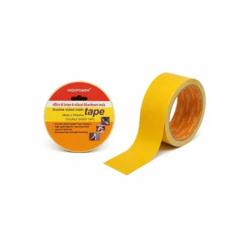 Banda dublu adeziva textila pentru mochete si covoare 48 mm x 10 m HighPower