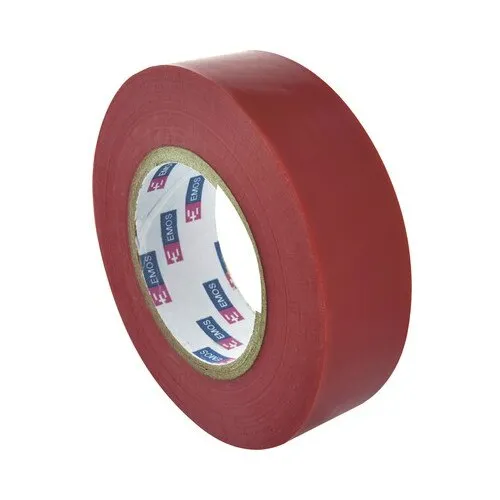 Banda izolatoare PVC, Emos, 19mm x 20m, rosu, 40KV