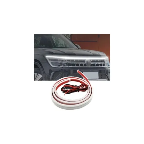Banda LED capota 12V 180cm lumina alb rece IP68 flexibila pentru exterior auto — imaginea 3