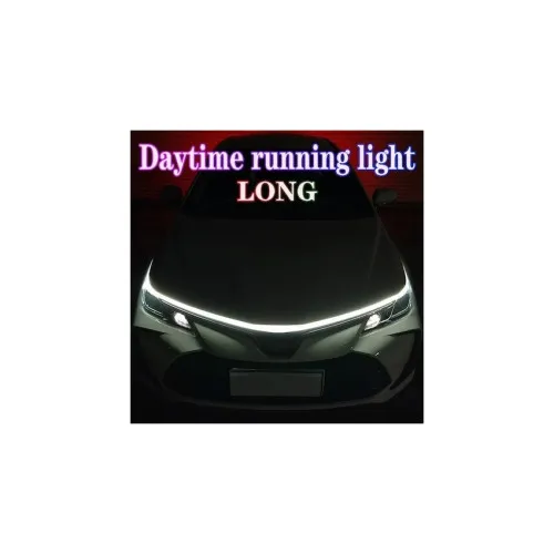 Banda LED capota 12V 180cm lumina alb rece IP68 flexibila pentru exterior auto — imaginea 2