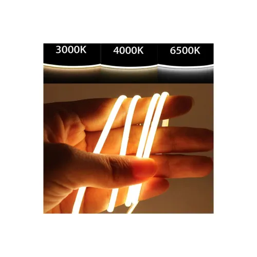 Banda LED COB latime 8mm 12V , alb rece , 5 metri ,12W/metru — imaginea 3