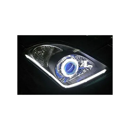 Banda LED DRL flexibila 30cm 24V lumina alba set 2 bucati