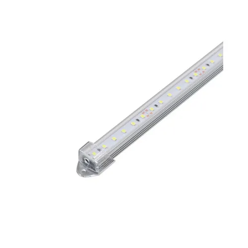 Banda led rigida 5630 korea chip cu profil 886AL 1m 12V lumina Albastra 6000k 18W