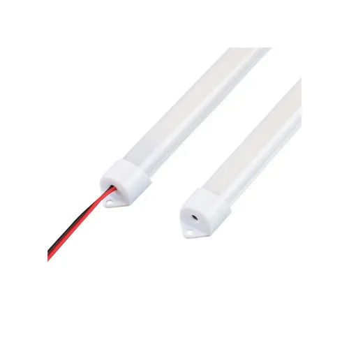 Banda Led rigida 5730 korea chip cu profil 886AL , 1m 24V lumina Alb 6000k 18W