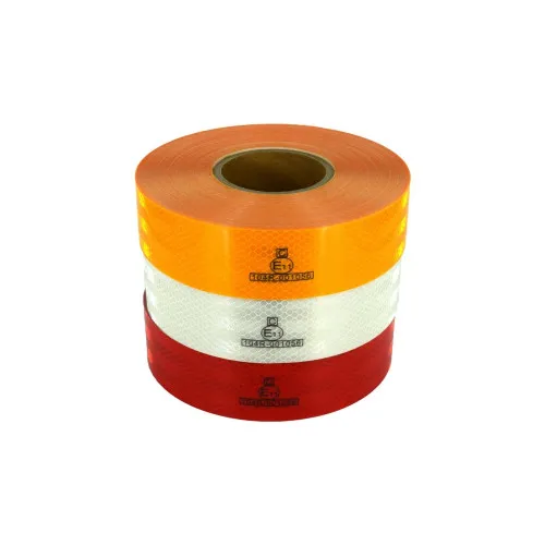 Banda reflectorizanta alba tip fagure 5cm X 45.7m omologata U.E.