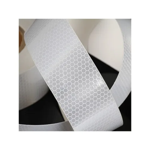 Banda reflectorizanta tip fagure culoare Alba 5cmx25m — imaginea 5