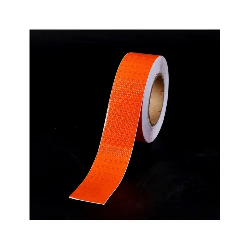 Banda reflectorizanta tip fagure culoare Rosie 5cmx25m — imaginea 5