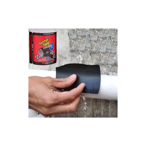 Banda rezistenta la apa Super Adeziva Flex Tape culoare transparent 10cmx1,5m — imaginea 2