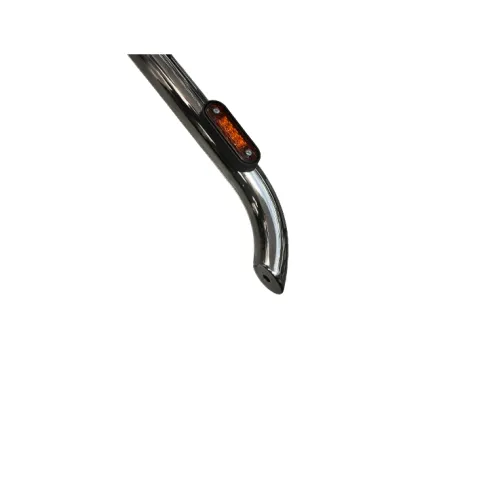 Bara inox pentru auto si camioane cu lampa LED integrata 12V-24V — imaginea 3