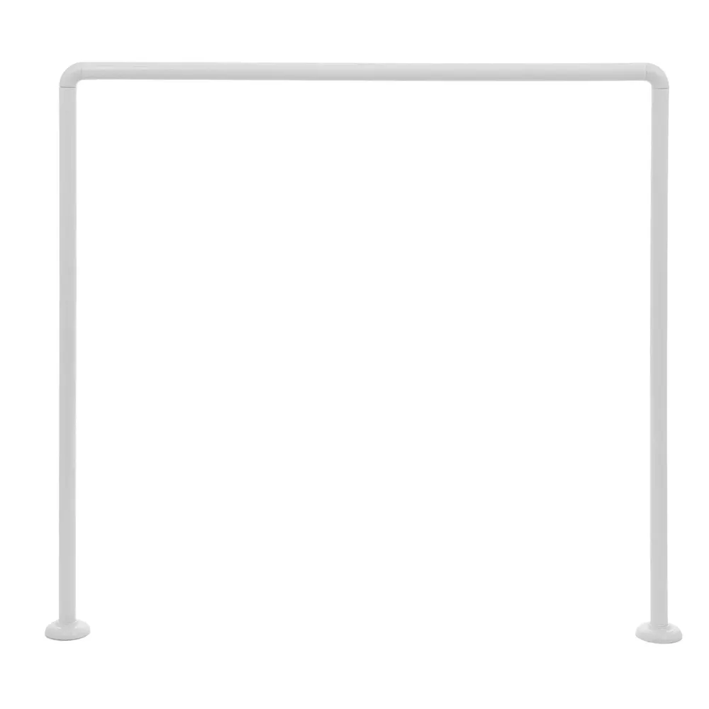 Bara perdea dus, aluminiu, alb, Kadda SW133B, 80 x 80 x 80 cm