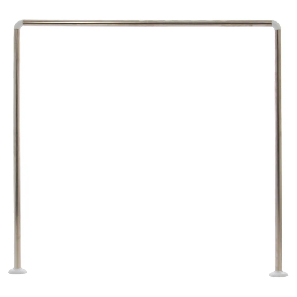 Bara perdea dus, otel, cromat, Kadda SW134D, 90 x 90 x 90 cm