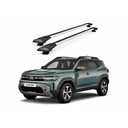 Bare portbagaj transversale aluminiu compatibile Dacia Duster III 2024->