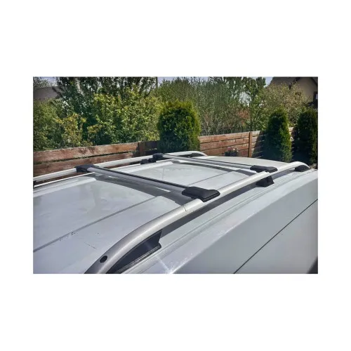 Bare portbagaj transversale auto aluminiu compatibile Dacia Dokker Van 2013-> 80-84 cm — imaginea 8