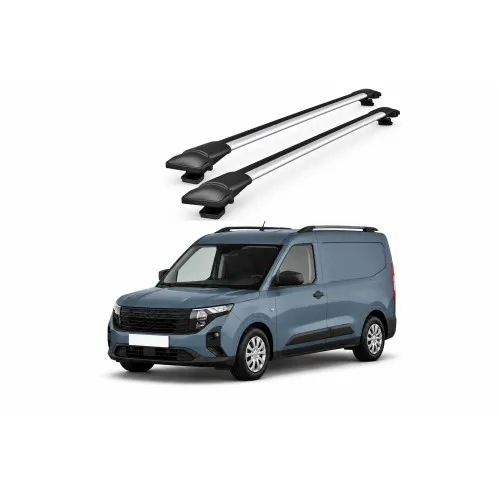 Bare portbagaj transversale auto aluminiu compatibile Ford Courier Van 2024-> 92-100 cm