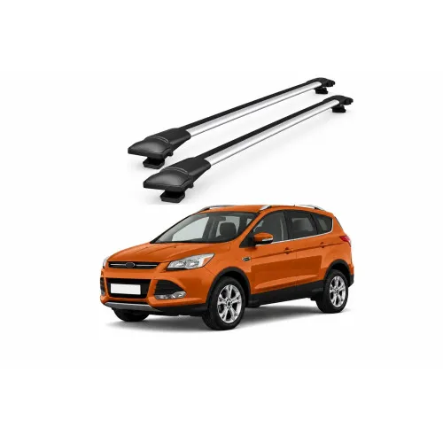Bare portbagaj transversale auto aluminiu compatibile Hyundai i20 Active (Gb) combi 2015-> 84-84 cm