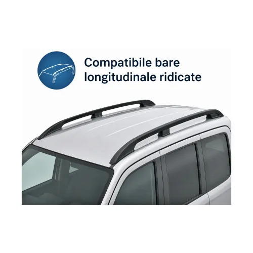 Bare portbagaj transversale auto aluminiu compatibile Jeep Grand Cherokee (Wk) SUV 2005-2010 96-96 cm — imaginea 3