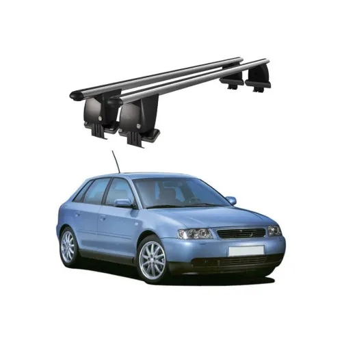 Bare transversale portbagaj auto aluminiu compatibile plafon neted Audi A3 8L 1996-2003 argintii sau negre Kit-101