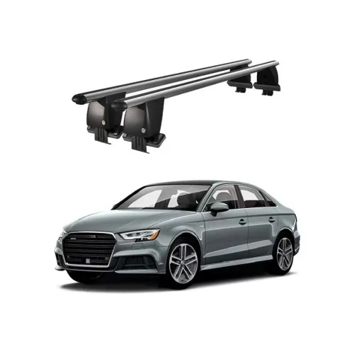 Bare transversale portbagaj auto aluminiu compatibile plafon neted Audi A3 8V 2013-> argintii sau negre Kit-103