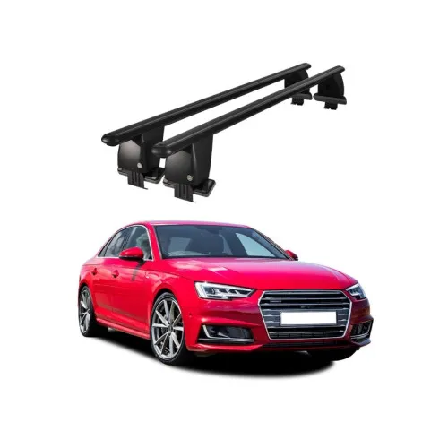 Bare transversale portbagaj auto aluminiu compatibile plafon neted Audi A4 B9 8W 2015-2019 argintii sau negre Kit-109 — imaginea 2
