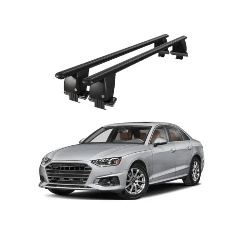 Bare transversale portbagaj auto aluminiu compatibile plafon neted Audi A4 B9 8W 2019-> argintii sau negre Kit-109 — imaginea 2