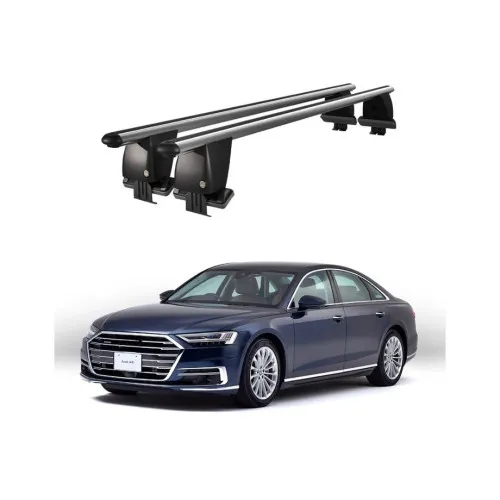 Bare transversale portbagaj auto aluminiu compatibile plafon neted Audi A8 D5 4N 2017-> argintii sau negre Kit-105