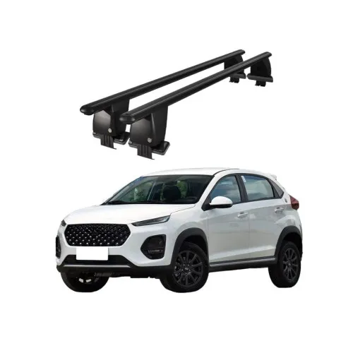 Bare transversale portbagaj auto aluminiu compatibile plafon neted Chery Tiggo 2 2016-> argintii sau negre Kit-101 — imaginea 2