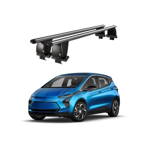 Bare transversale portbagaj auto aluminiu compatibile plafon neted Chevrolet Bolt 2016-> argintii sau negre Kit-102