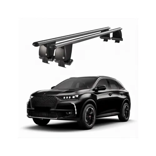 Bare transversale portbagaj auto aluminiu compatibile plafon neted DS 7 Crossback 2017-> argintii sau negre Kit-107