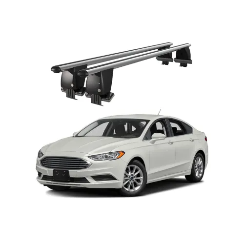 Bare transversale portbagaj auto aluminiu compatibile plafon neted Ford Fusion Sedan II 2013-> argintii sau negre Kit-101