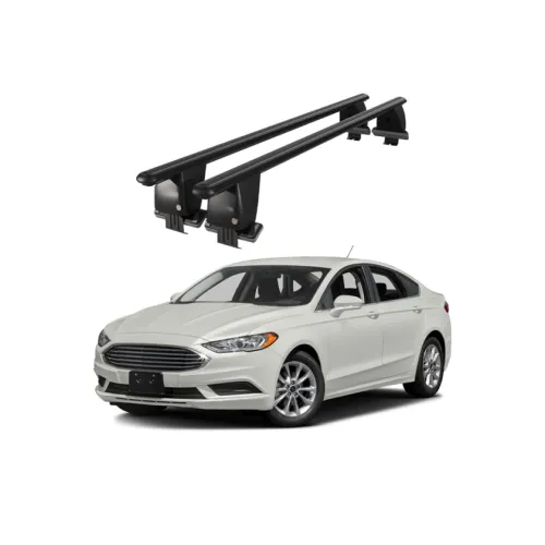 Bare transversale portbagaj auto aluminiu compatibile plafon neted Ford Fusion Sedan II 2013-> argintii sau negre Kit-101 — imaginea 2