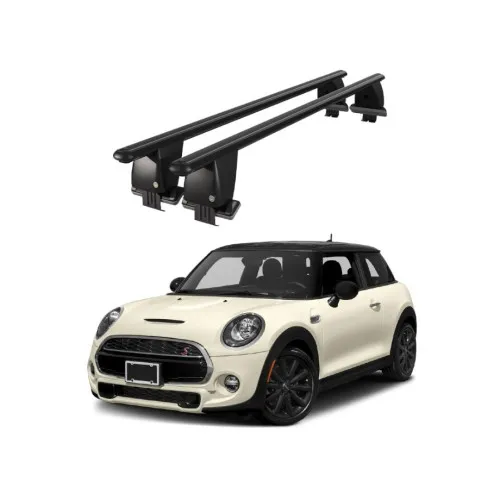 Bare transversale portbagaj auto aluminiu compatibile plafon neted Mini Cooper 2014-2018 argintii sau negre Kit-103 — imaginea 2