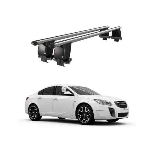 Bare transversale portbagaj auto aluminiu compatibile plafon neted Opel Insignia 2009-2017 argintii sau negre Kit-101